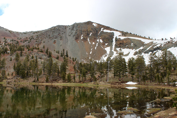 Mount Eddy from Upper Deadfall Lake in the Trinity Mountains