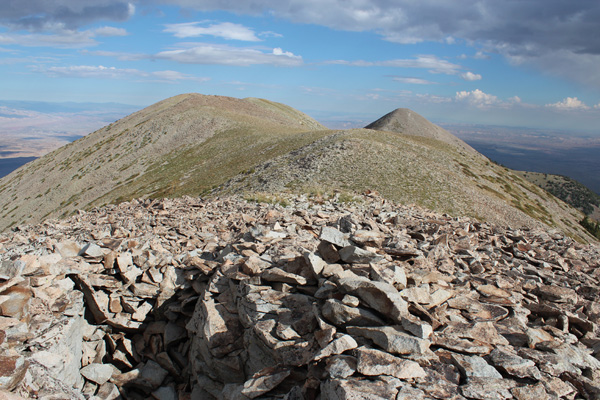 View north from the Mount Ellen false summit