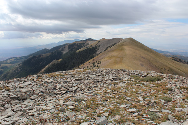 View south from Mount Ellen Peak
