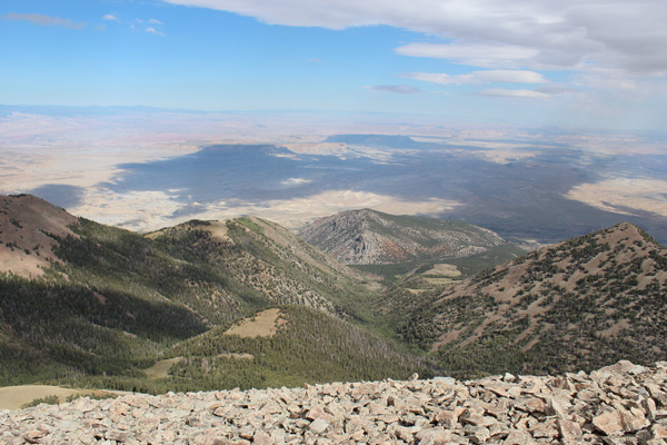 View north from Mount Ellen Peak