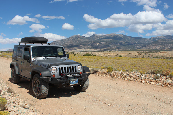 Leaving the Henry Mountains