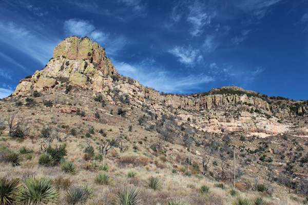 Looking above the Atascosa Trail