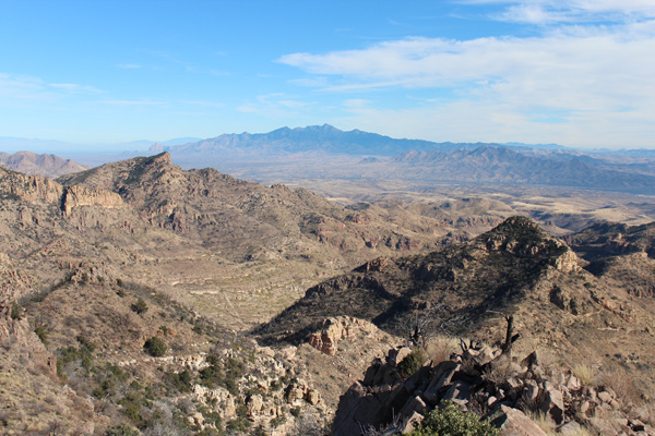 Mount Wrightson from the Atascosa Lookout