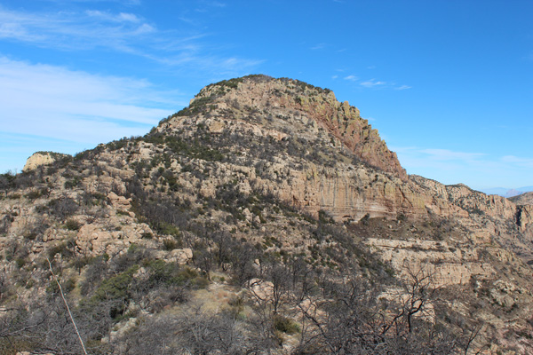 Atascosa Peak from the traverse from the Lookout