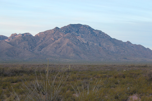Coyote Mountain from AZ Highway 86