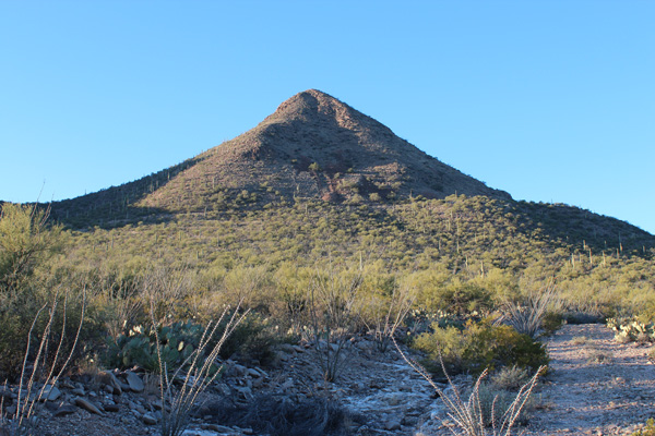 Martina Mountain from the Jeep trail