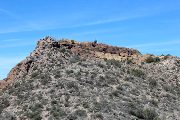 The summit of Mount Ajo