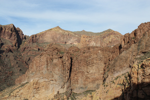 Looking back towards Mount Ajo from the Bull Pasture Trail