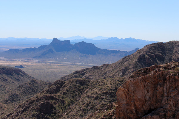 Looking southwest from the ESE Ridge