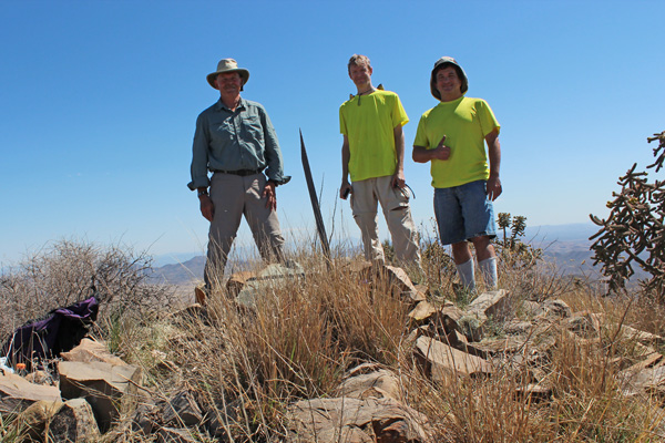 Paul, Rich, and Eric on Swisshelm Mountain summit