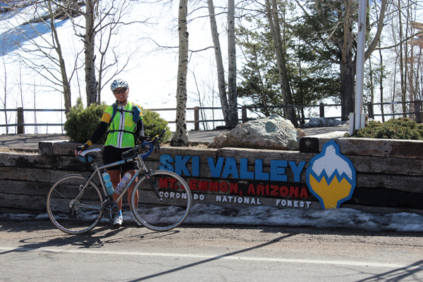 Linda reaches Ski Valley, Mount Lemmon