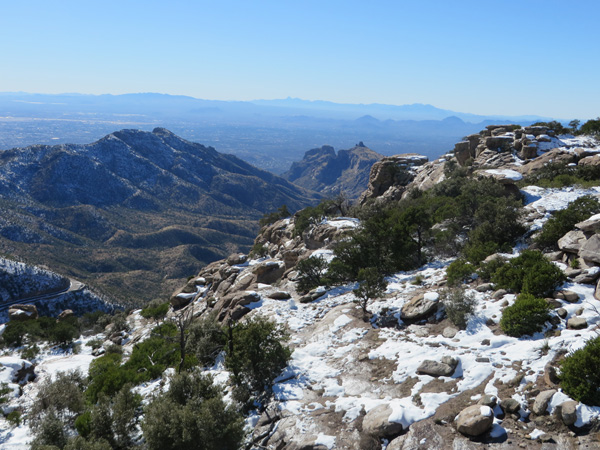 Looking southwest from Windy Point