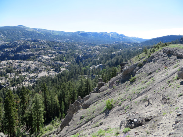 Looking towards Carson Pass from below Carson Spur