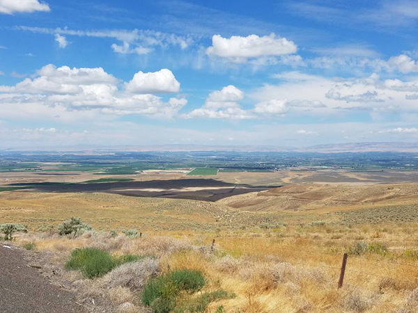 The Yakima Lower Valley from the Bickleton/Mabton Highway (Linda)