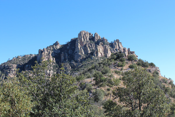 Window Peak from the saddle at 6500 feet