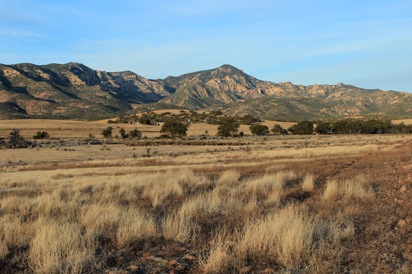 Bassett Peak from West Ash Creek Road, north of Wilcox, Arizona
