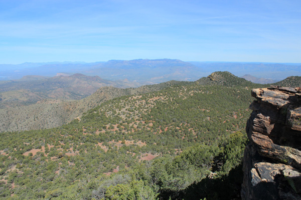 Aztec Peak from Apache Peaks