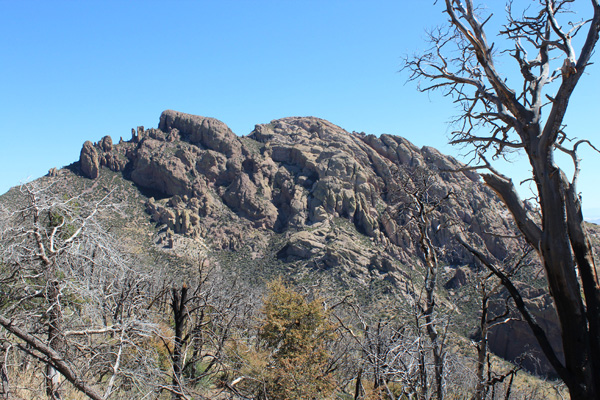 Cochise Head from the traverse to Woods Canyon Saddle