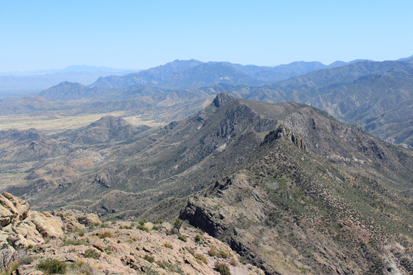 Looking SSE from Cochise Head