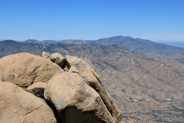 Mount Turnbull from the Pinnacle Ridge summit