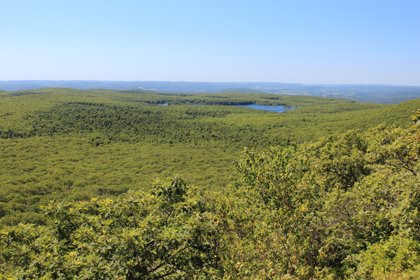 Riga Lake from south shoulder, Mount Frissell