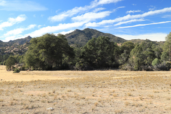 Weaver Peak from our hiking starting point at the end of the Jeep road.