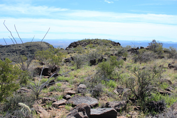 The south summit from the Mesquite Benchmark highpoint