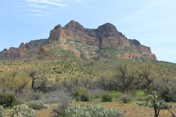 Picketpost Mountain from the Arizona Trail