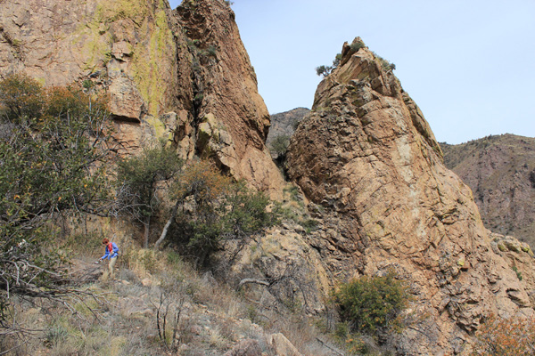 The Gunsight Notch on the ESE Ridge