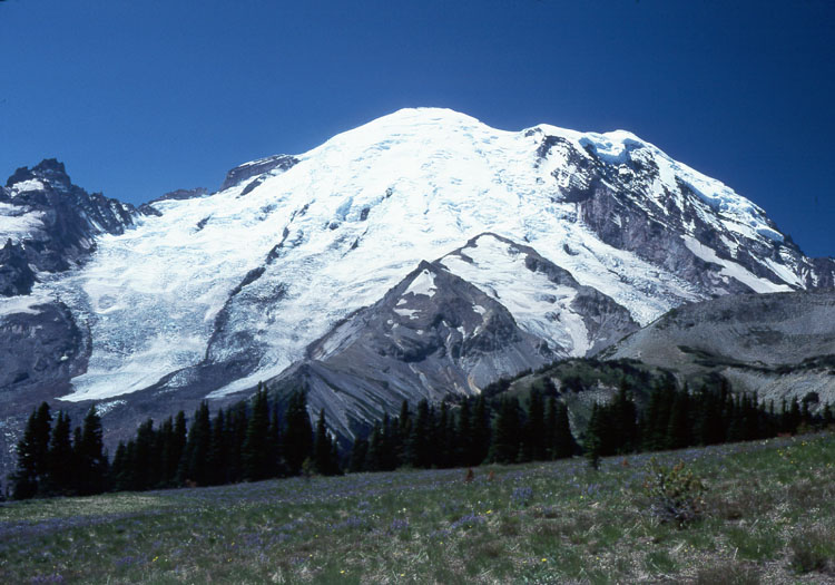 Mount Rainier from near the Sunrise Visitor Center