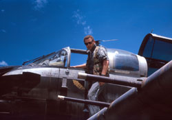 Mac with his A-1E Skyraider