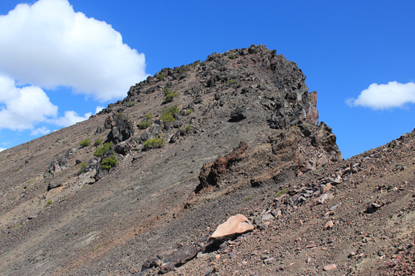 The last 200 feet to the South Peak summit