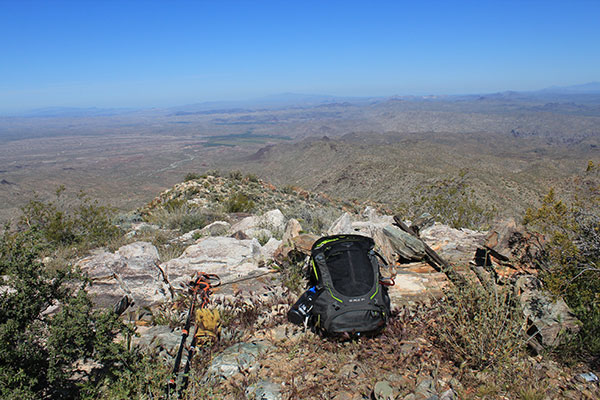 The summit of Buckskin Benchmark