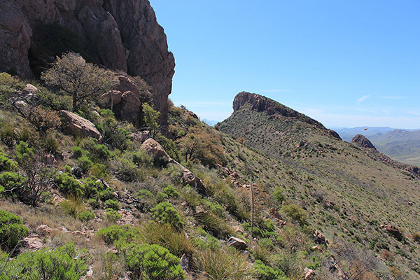 I begin my traverse south from beneath North College Peak towards South College Peak