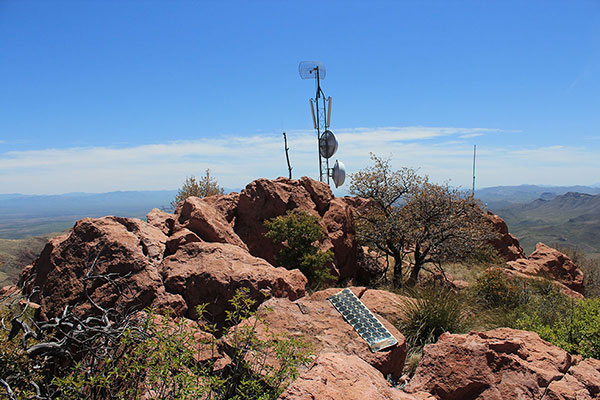 Approaching the summit of South College Peak