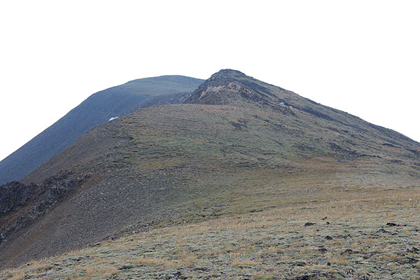 My first view of the Hurwal Divide summit