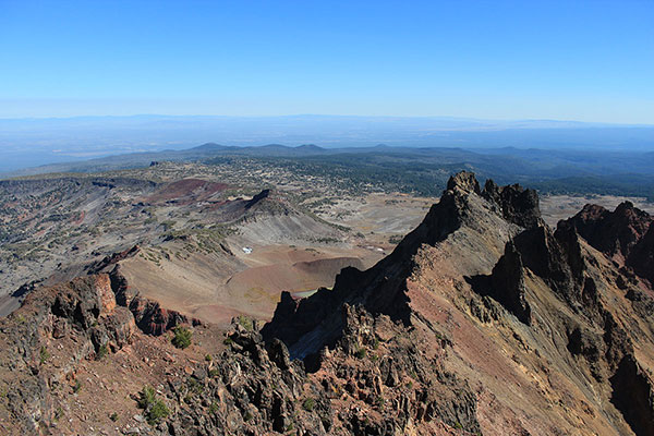 Broken Hand and Tam McArthur Rim from the Broken Top summit