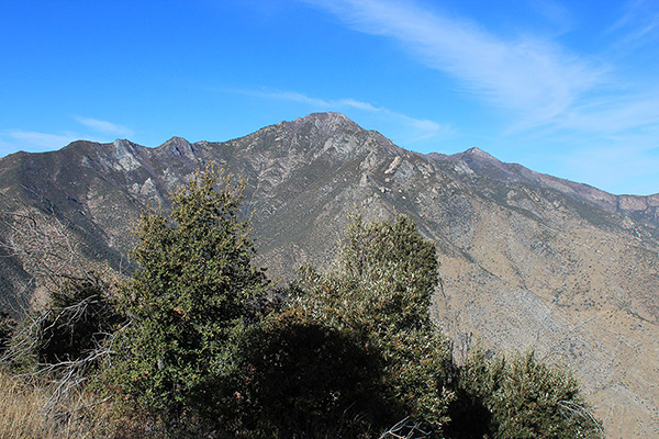 Miller Peak (center) and Carr Peak (right) from the Bob Thompson Peak summit