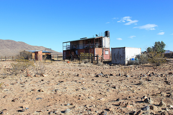 This Delong Ranch home is assembled from shipping containers