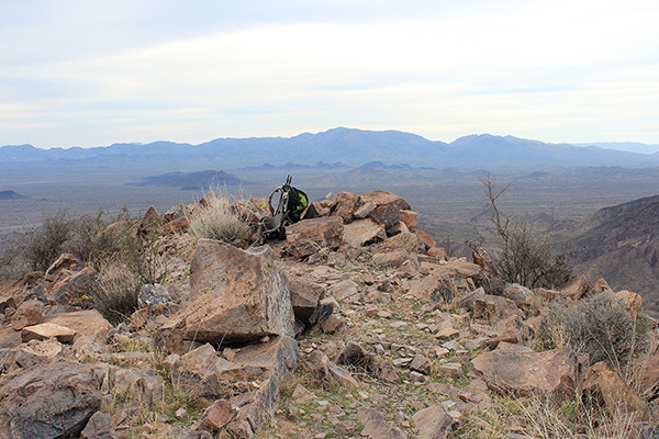 The summit of Big Horn Peak