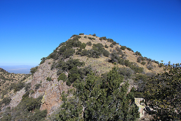 The summit of Peak 6290 from its south ridge