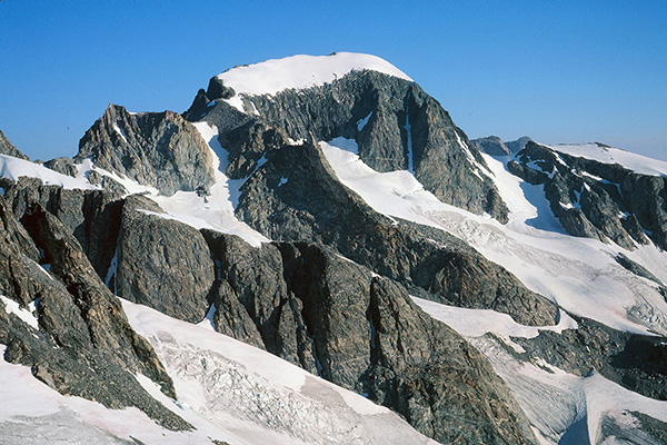 Gannett Peak from Bonney Pass (August 1986)