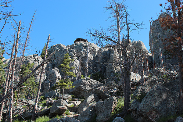 Approaching the summit of Harney Peak (June 2014)