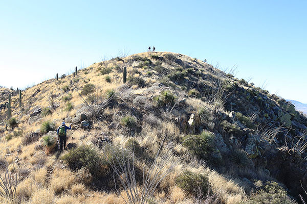 Matthias and Michael summit Horse Peak