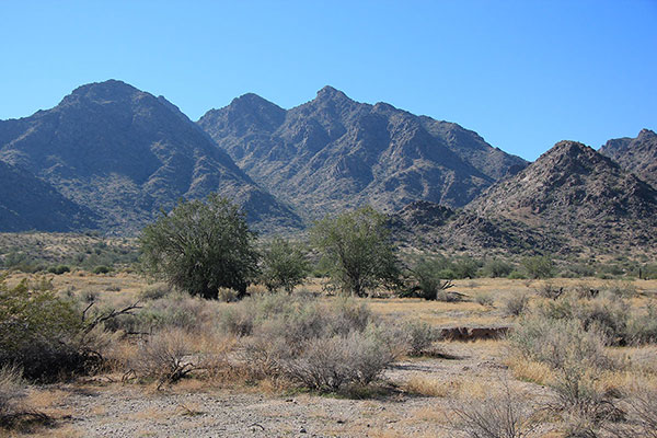 Nose Benchmark from near our parking spot. We climbed the steep gully forming the left eye socket.