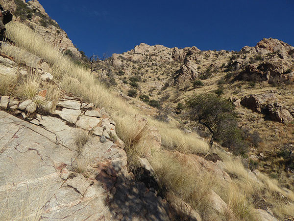 Table Tooth still high above from the south slopes