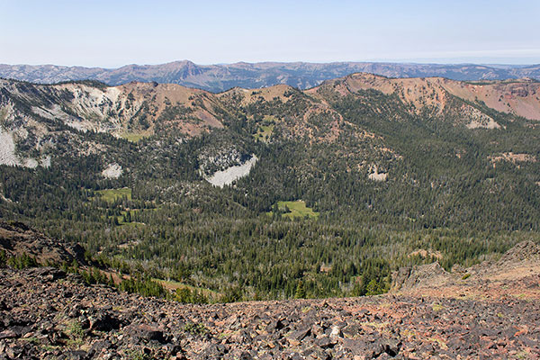 Lower Traverse Ridge and the Silver Creek Basin below