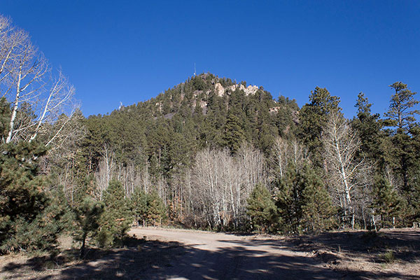 Roof Butte from the summit road near my parking spot