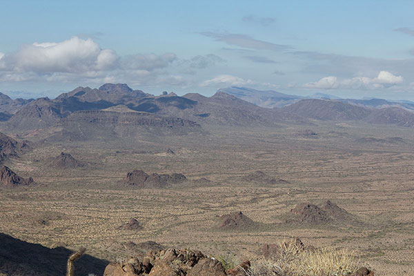 Kino Peak, Gro Benchmark, and Growler Peak lie to the NNW