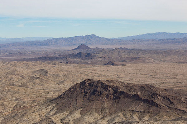 Buckskin Benchmark lies to the east beyond little Clara Peak